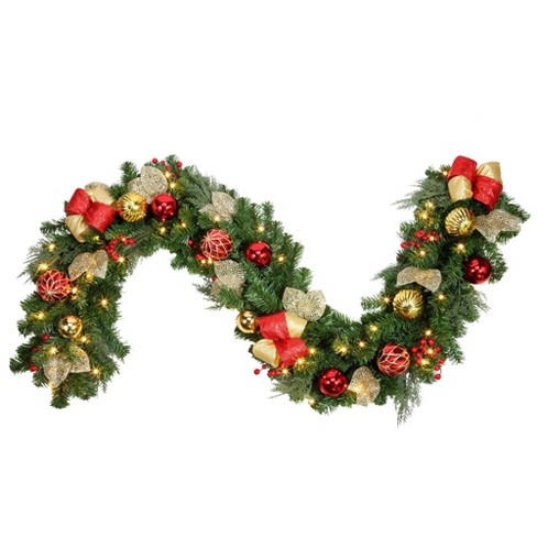 National Tree Company First Traditions Pre-lit Christmas Garland