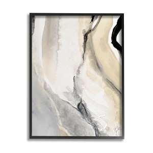 Stupell Industries Abstract Paint Strokes Fluid Beige Movement - 1 of 4