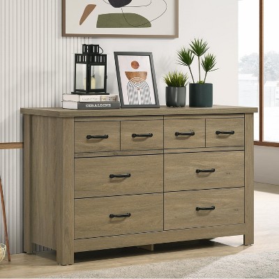 Sapphtopaz Modern Drawers Dresser for Bedroom with Open Shelf Closet Organizers and Storage with Superior Top Drawer Organizer for Nursery, White