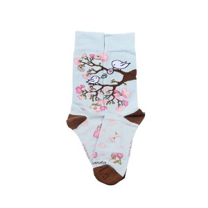 Love Songbird in a Tree Socks from the Sock Panda (Adult Medium) - 1 of 4