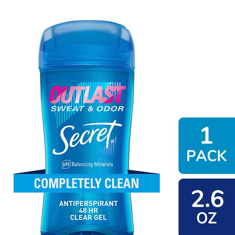 Secret Outlast Xtend Completely Clean Clear Gel Antiperspirant & Deodorant, 1 of 14