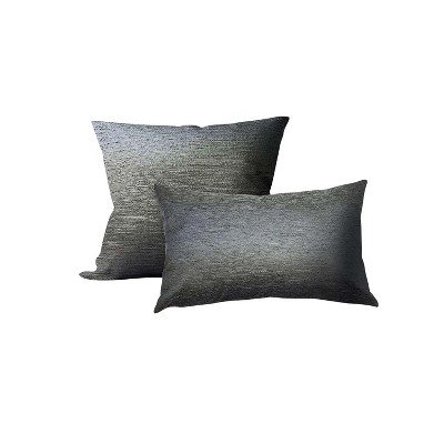 Versailles Caesar Ultra Soft Plush Decorative Throw Cushion Ash Grey