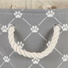 Bone Dry Polyester Pet Bin Trellis Paw - 3 of 4