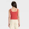 Girls' Square Neck Ribbed Tank Top - art class™ - 2 of 3