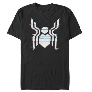 Men's Marvel Spider-Man: Far From Home Glitch Logo T-Shirt - 1 of 4
