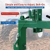 Coucheta 3 Point Quick Hitch, 3000 Lbs 3-Pt Attachments with 2" Receiver Hitch Adaptation to Category 1 & 2 Tractors with 5 Level Adjustable Bolt - 3 of 4