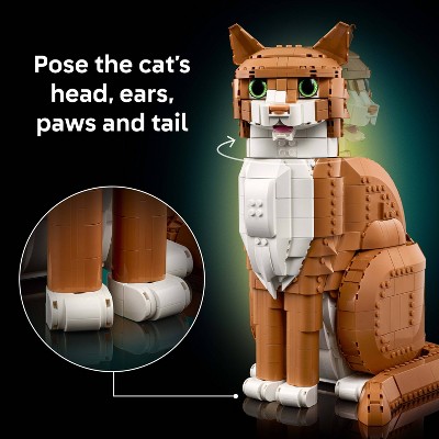 Детские конструкторы LEGO Ideas Orange Cat Building Set for Adults 21376 — фото 4