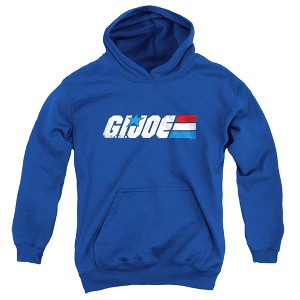 Boys’ G.I. Joe Distressed Logo Hooded Sweatshirt - 1 of 4
