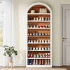 Tribesigns 8-Tier Tall Shoe Storage Cabinet, Large Shoe Organizer, Wooden Freestanding Shoe Rack for Closet Entryway - 4 of 4