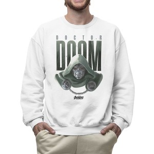 Marvel Avengers Doomsday Doctor Doom Robed Bust Sweatshirt - White ...
