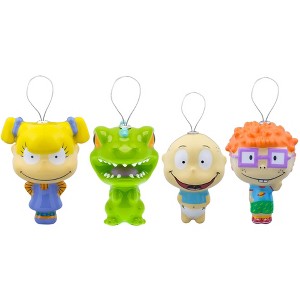 Rugrats Angelica, Tommy, Chuckie, and Reptar Tree Ornaments 4ct - 1 of 4