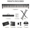 Coucheta 88-Key Weighted Keyboard - Complete Set with Stand, Sustain Pedal, Headphones, Carrying Bag and USB-MIDI Connection - 3 of 4