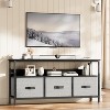 Jojoka Dresser TV Stand for Bedroom,TV Console with Drawers - 3 of 4