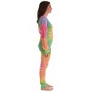 Just Love Tie Dye Mommy & Me Thermal Set  Coordinated Warm Sleepwear for Women & Kids - 3 of 4