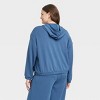 Women's Sandwash Hooded Zip-Up Sweatshirt - A New Day™ - 2 of 3