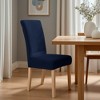 Deconovo Spill Proof Stretch Dining Chair Slipcovers Set of 4 - 3 of 4