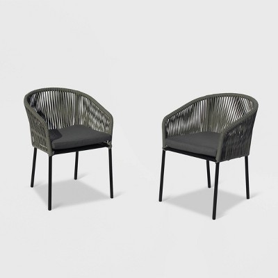 target black outdoor chairs