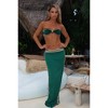 Moda Minx 'Forest Green' Bohemian Bay Ariella Maxi Skirt - 3 of 4