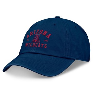 NCAA Arizona Wildcats Griffin Cotton Hat: Adjustable Navy Blue Baseball Cap - 1 of 4