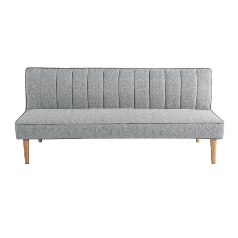 Serta Santiago Convertible Sofa Woven Light Gray - image 1 of 4