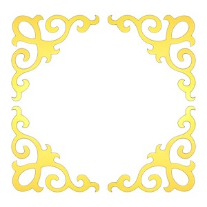 Unique Bargains Self-Adhesive DIY Mirror Wall Decal Stickers 8 Pcs - 1 of 4