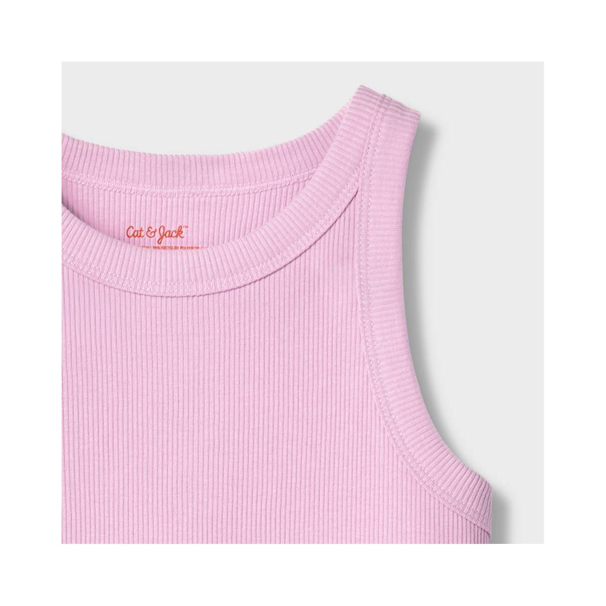 Girls' Ribbed Fitted Tank Top - Cat & Jack™ - thumbnail 9