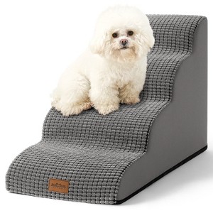 PetSafe Curved Dog Stairs – Foam Ramp for Small Pets, Non-Slip Ladder for Bed & Sofa with Waterproof Cover - 1 of 4