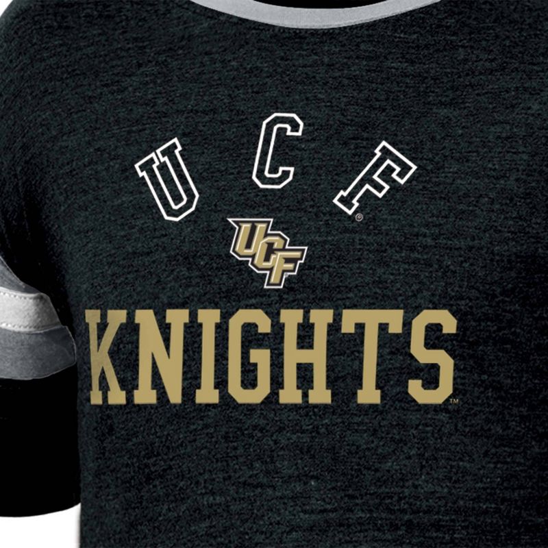 NCAA UCF Knights Girls&#39; Short Sleeve Striped Shirt, 3 of 4