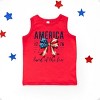 The Juniper Shop Coquette America Land Of The Free Toddler Tank - 2 of 4