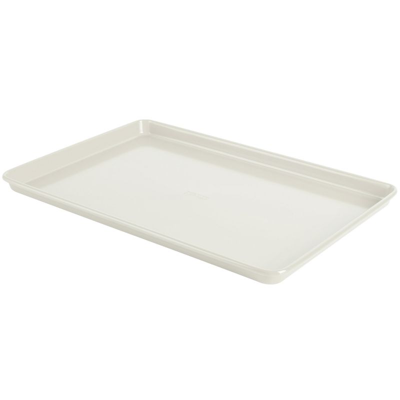 Martha Stewart Everyday Color Bake 13 Inch Carbon Steel Rectangle Cookie Sheet in Linen, 1 of 5