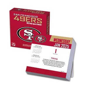 NFL San Francisco 49ers 2025 Box Calendar - 1 of 4