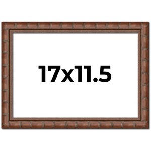 PosterPalooza | 17x11.5 Modern Bamboo Picture Frame, UV Acrylic, 5 Finishes - 1 of 4