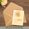 Unique Bargains Office Invitations Graduation Parties Card Gold Border V Flap Envelopes Retro - 4 of 4