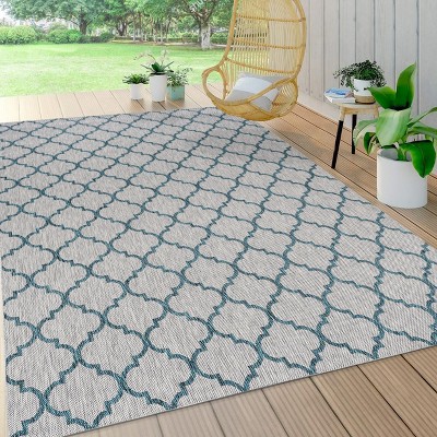 Arabesque Ogee Trellis Indoor/Outdoor  Area Rug  - JONATHAN Y