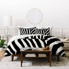 Natalie Baca Zebra Stripes Duvet Set - image 4 of 4