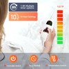 Inhand Heated Blanket Electric Throw - 50"x60" Tie-dyed Flannel Heating Blanket Throw Auto-Off 10 Heat Level Over-Heat Protection - 4 of 4