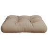 vidaXL Pallet Cushion Taupe 19.7"x19.7"x4.7" Fabric - 4 of 4