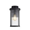 Chloe Lighting Evie Transitional 1 Light Textured Black Outdoor Wall Sconce 17" Height - 2 of 4