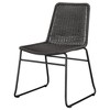 Coaster,Dacy Faux Rattan Metal Dining Side Chair Brown (Set of 2) - 4 of 4