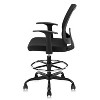 24/7 Shop At Home Set of 2 Sem Task Office Chairs Black: Ergonomic Mesh, Adjustable, with Casters - 3 of 4