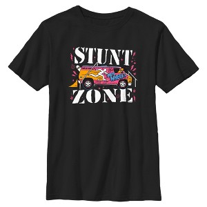 Boys Hot Wheels Stunt Zone Artistic Van T Shirt : Target
