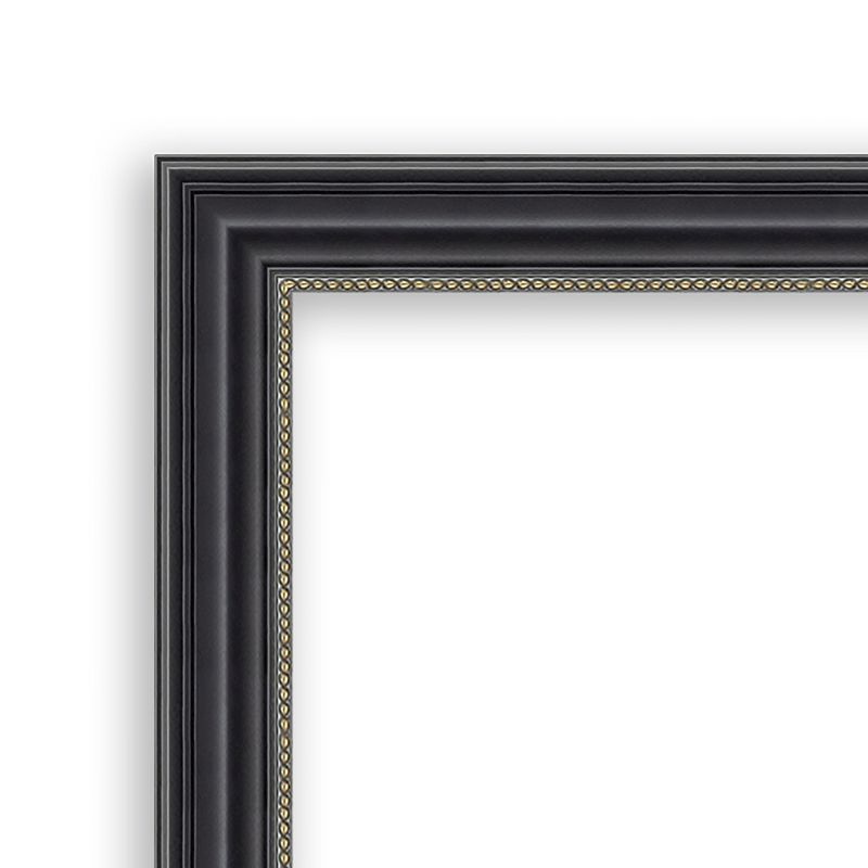 Amanti Art Stylish Black Narrow Wood Picture Frame, 2 of 11