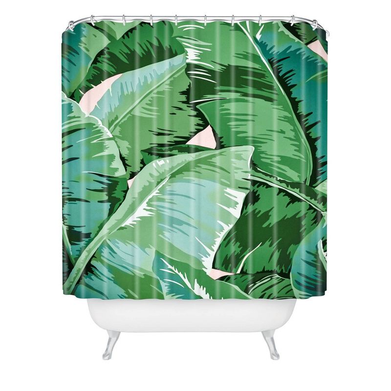 Gale Switzer Banana Leaf Grandeur Shower Curtain Green - Deny Designs, 1 of 7