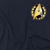 Women's Star Trek Discovery Admiral Badge Loose T-Shirt Navy - 2 of 4