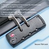 BEAFUP 2-Piece ABS Lightweight Luggage Set with Expandable Spinner Wheels and TSA Lock - 20", 24" for Travel, Light Blue - 4 of 4