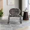 Aash Modern Accent Chair with Metal Frame, Premium High Density Soft Single Lazy Sofa for Living Room Bedroom, Indoor Furniture - The Pop Home - 4 of 4