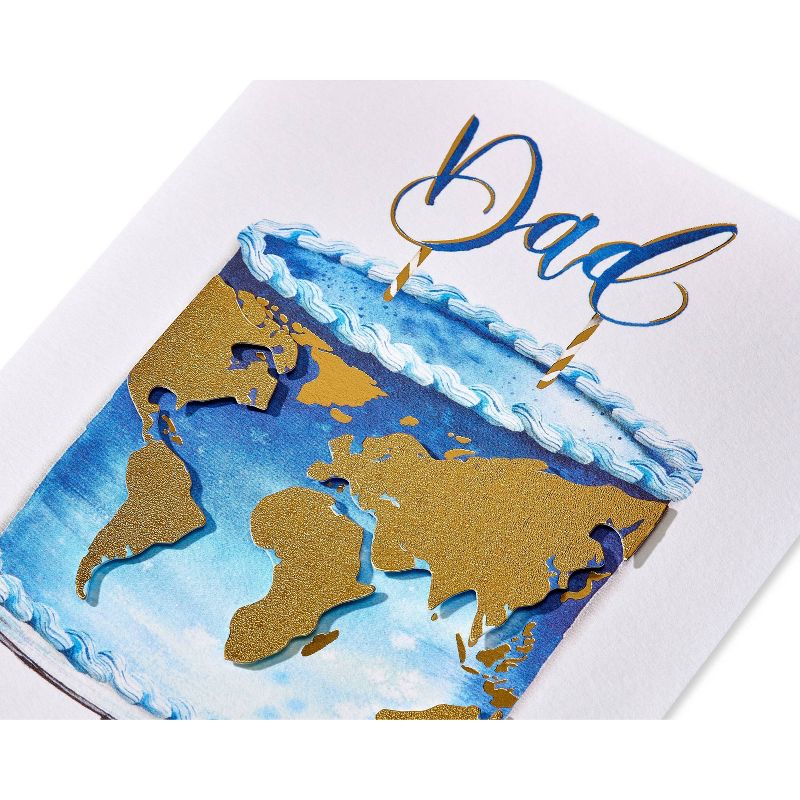 Birthday Card Dad Map Cake - PAPYRUS, 6 of 7
