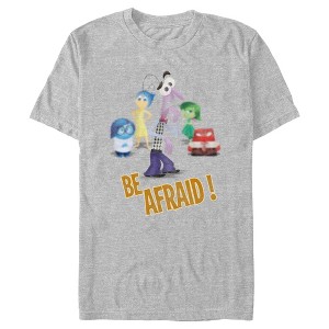 Men's Inside Out Blurry Be Afraid T-Shirt - 1 of 4