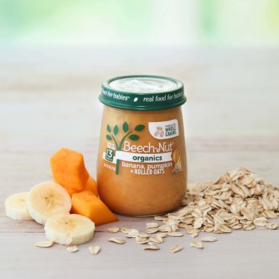 Beech-Nut Organic Banana Pumpkin Cinnamon Baby Meals Jar - 4oz