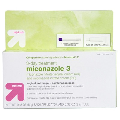 Miconazole 3 Day Treatment Combo Pack- up & up™